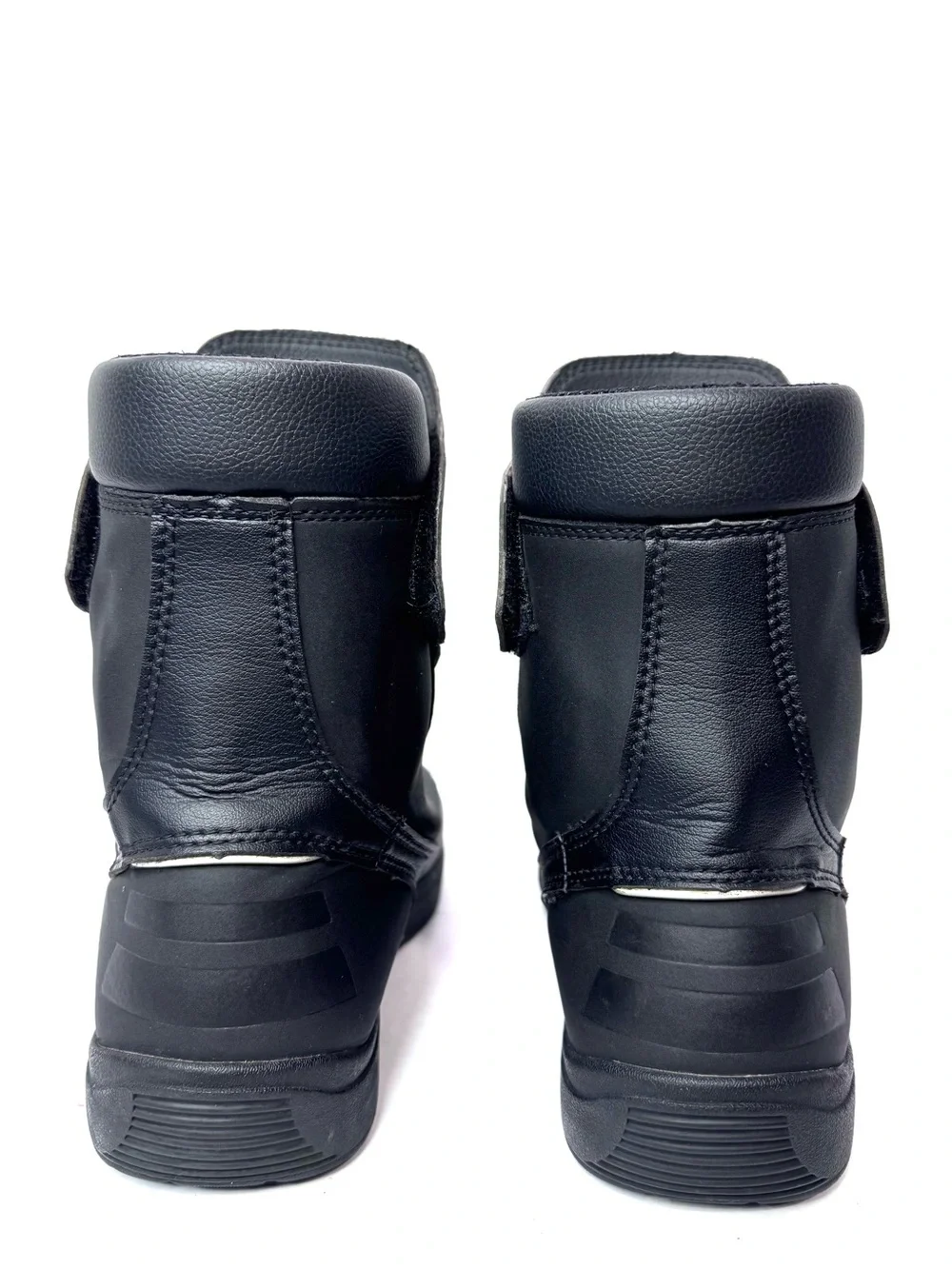 Bilt Black Micro Fiber Leather Slip On Ankle Motorcycle Riding Boots Men Size 9